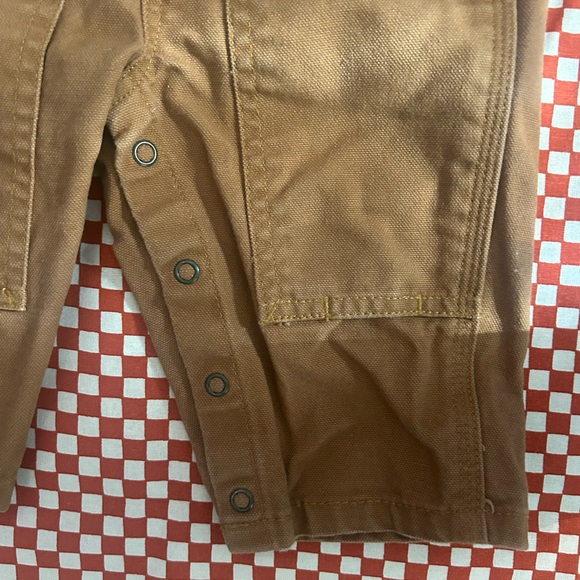 CARHARTT KIDS' CANVAS BIB OVERALL (INFANT/TODDLER) - Picture 6 of 7